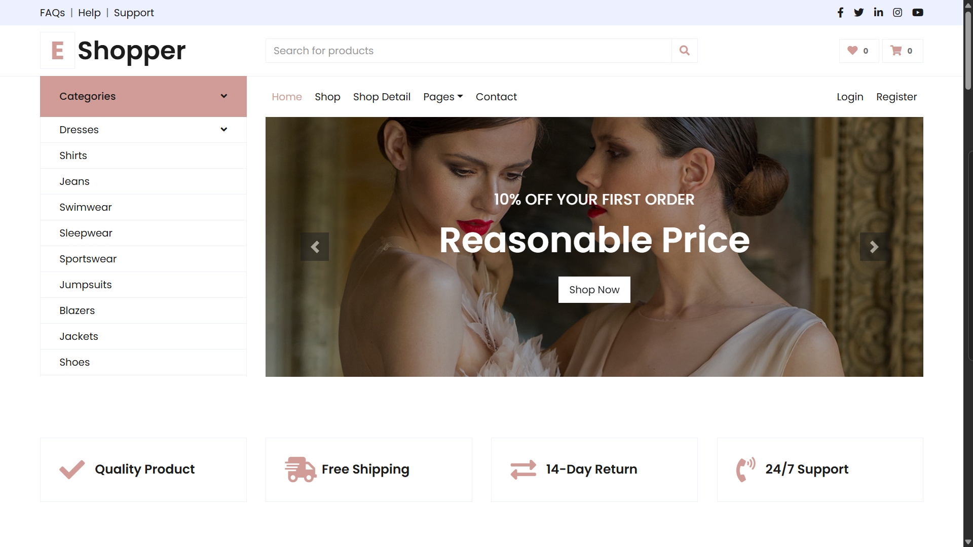 E-Shopper Template